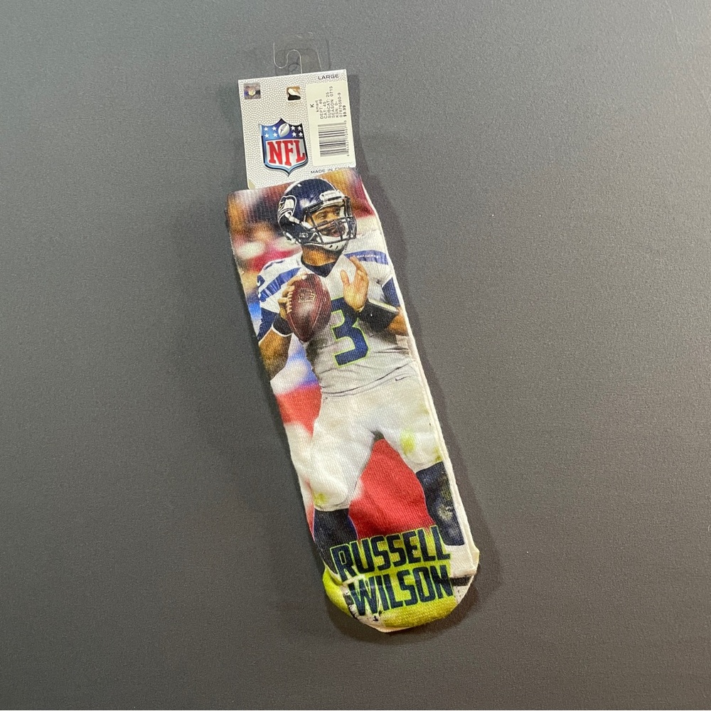 Russel Wilson Seahawks Socks NFL